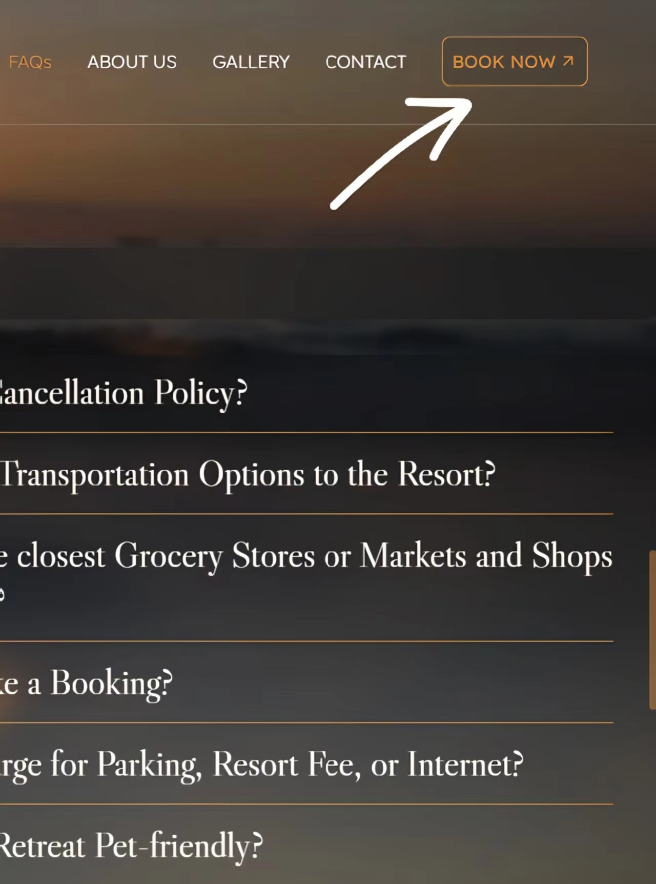 Eagle Bay Retreat how to make a booking